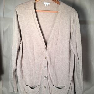 Old Navy tan boyfriend cardigan XL
